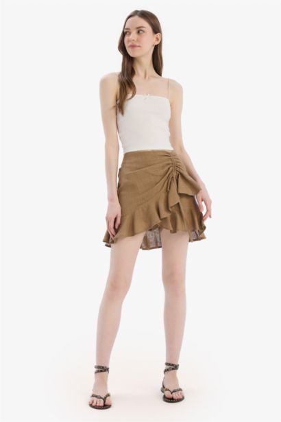 қысқа ұзындық Тоқылған юбка