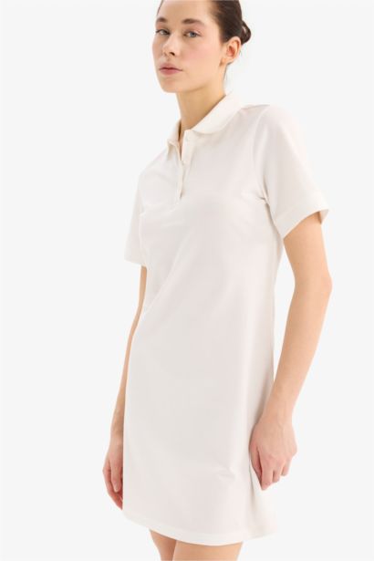 فستان بناتي قصير نص ردن بيكة بياخة بولو