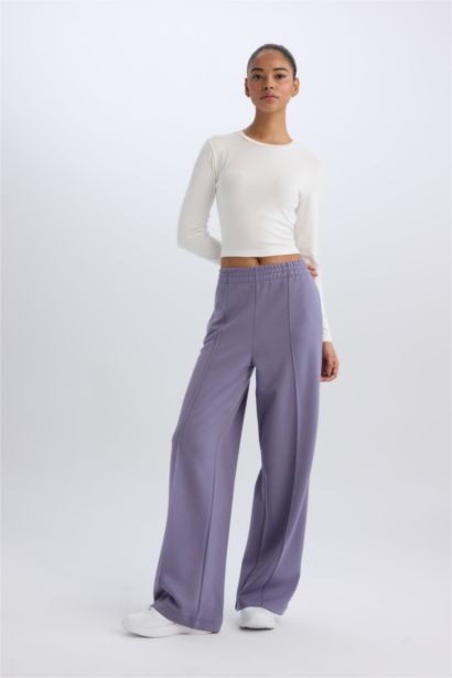 Wide Leg из ткани скуба