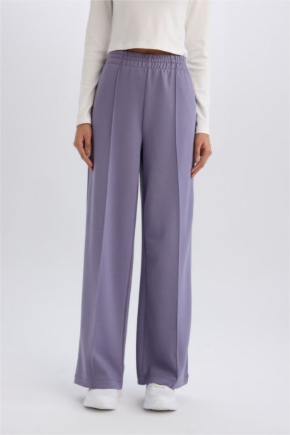 Wide Leg из ткани скуба