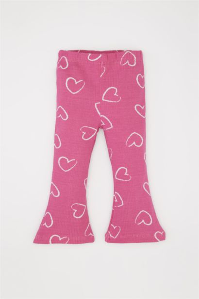 طقم بيبي بناتي قصة عادية سويت شيرت وبنطلون - قطعتين