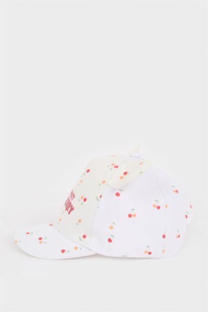 Baby Girl Printed Cotton Cap