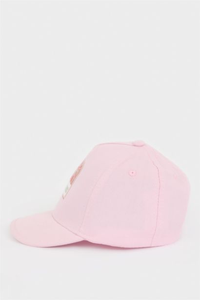 قبعة كاسكيت بنات من قطن مطبوعة