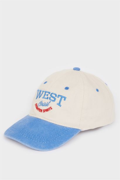 Nakışlı Jean Cap Şapka Erkek Çocuk