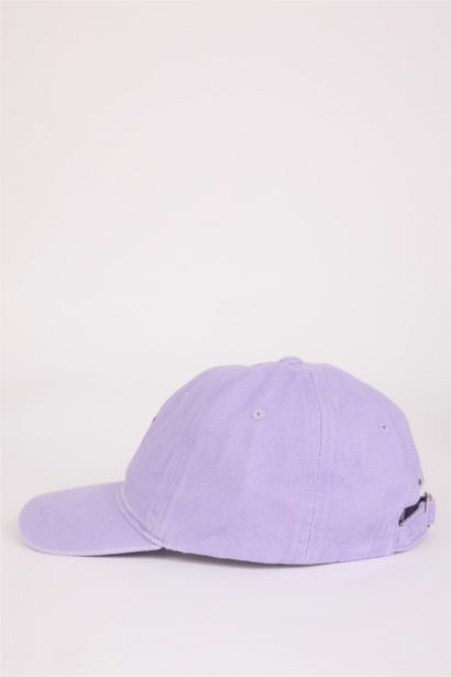 Casquette en jean brodée pour fille