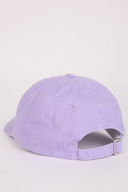 Casquette en jean brodée pour fille