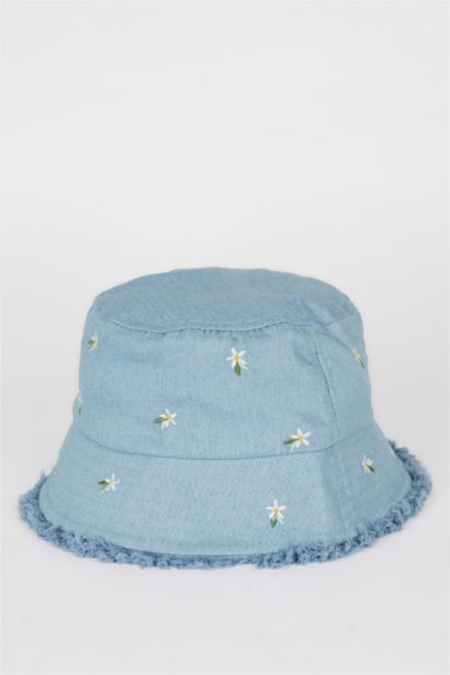 شفقة دائري بناتي جينز مطرز