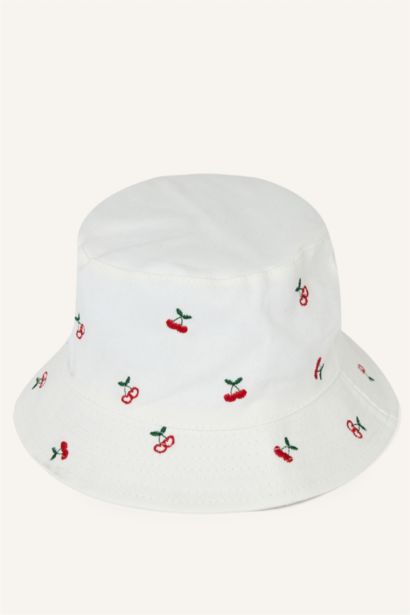 Girl Cotton Printed Hat