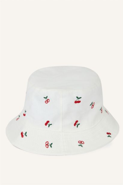 Girl Cotton Printed Hat
