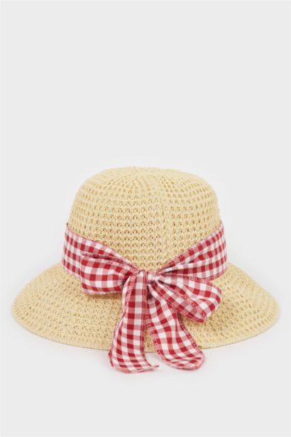 Hasır Şapka Kız Çocuk