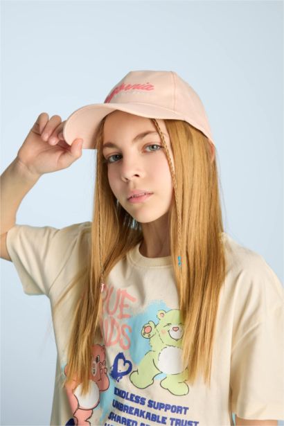 شفقة كاب بناتي قطن مطرز