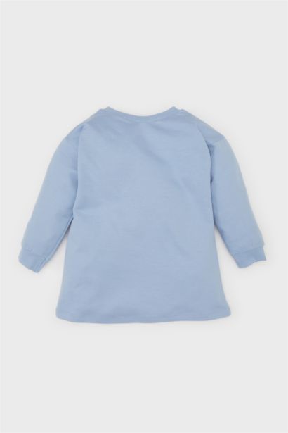 فستان بيبي بناتي سويت خفيف بكم طويل من ديزني ليلو وستيتش