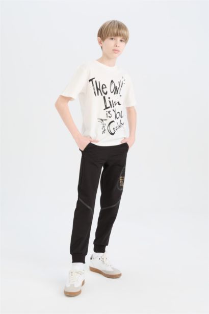 Pantalon Tissu Sweat Fin