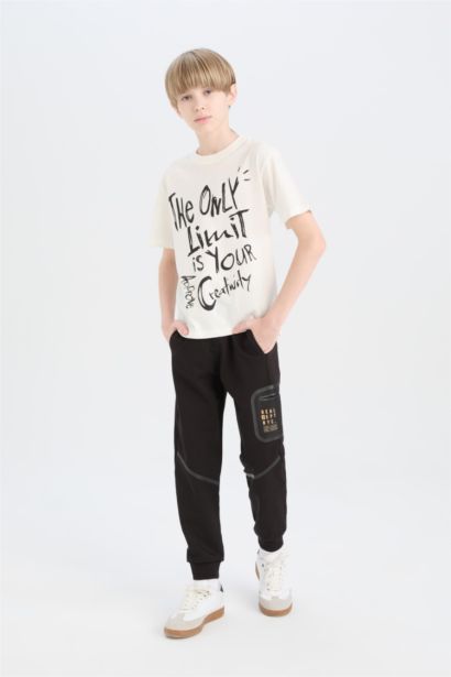 Pantalon Tissu Sweat Fin