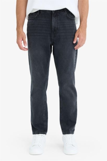 بنطلون قطن جينز جينز 90’S سليم فيت بساق ضيق