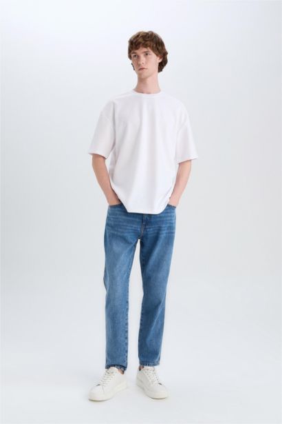 Pantalon Jean slim taille haute Style des années 90