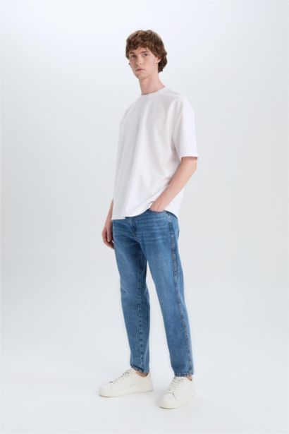 Pantalon Jean slim taille haute Style des années 90