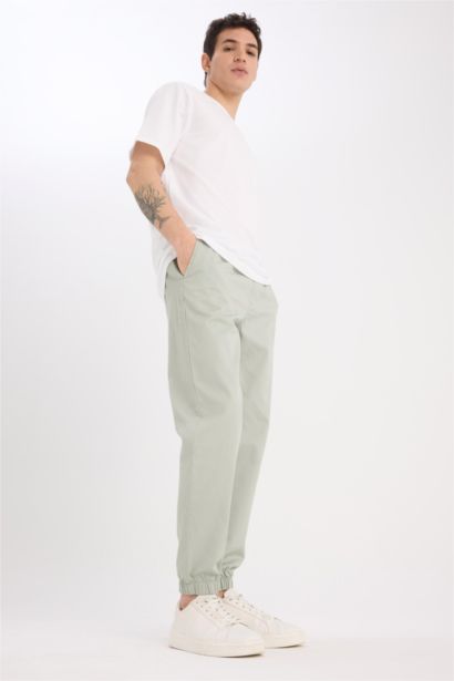 Jogger Slim Fit Gabardine Trousers