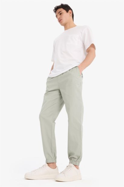 Jogger Slim Fit Gabardine Trousers