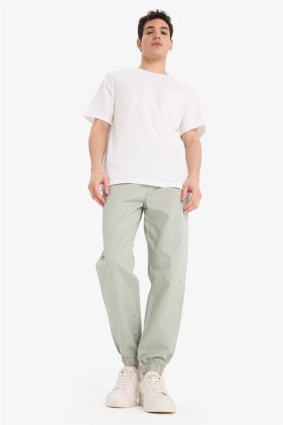 Jogger Slim Fit Gabardine Trousers