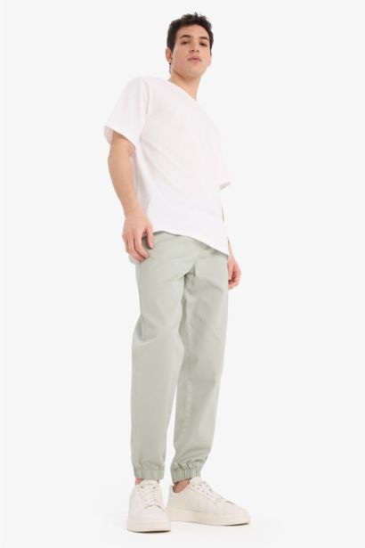 Jogger Slim Fit Gabardine Trousers