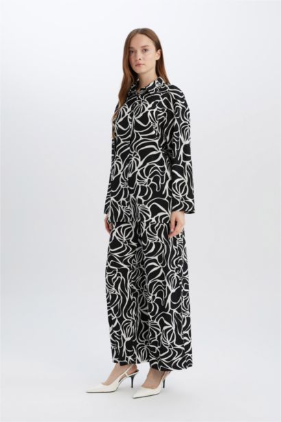 Regular Fit Textured Patterned Trousers