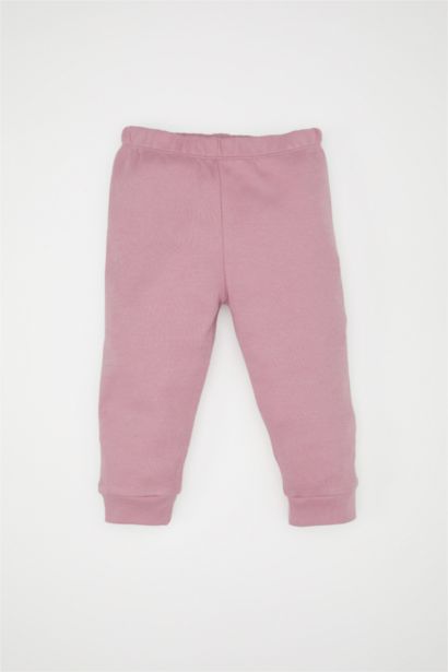 Pyjama en tricot à Col Rond et coupe régulière imprimé pour BéBé Fille