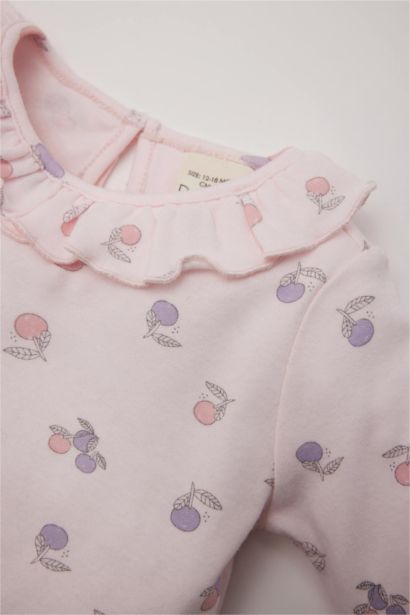 بيجاما بطبعة فاكهة من قطعتين