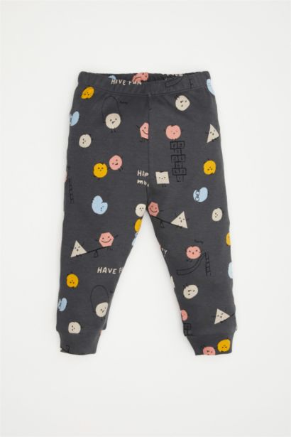 Pyjama en tricot à Col Rond et coupe régulière imprimé pour BéBé Garçon