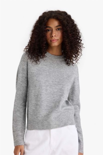 Regular Fit Basic Soft Touch Soft Knit Pullover