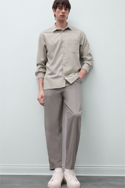 قميص بولو نص كم قطن قصة عادية