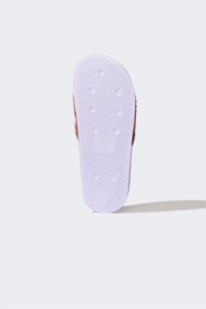 Kız Çocuk Düz Taban Eva Terlik