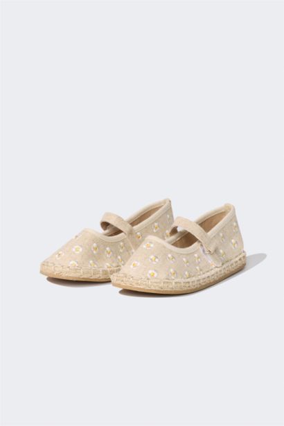 Girl Flat Sole Espadrille Shoes