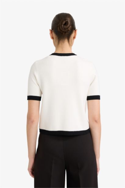 Кардиган с круглым вырезом Regular Fit