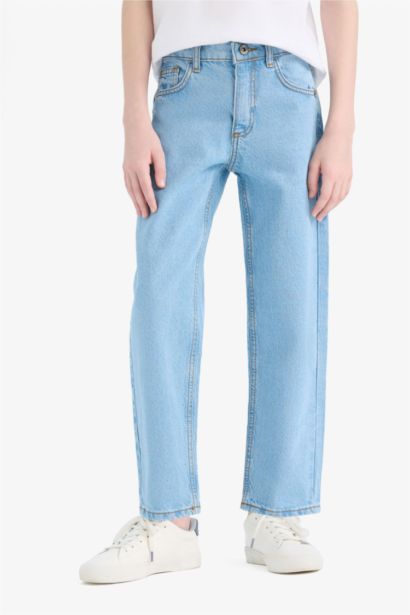 Джинсы для мальчика Straight Fit с прямыми штанинами