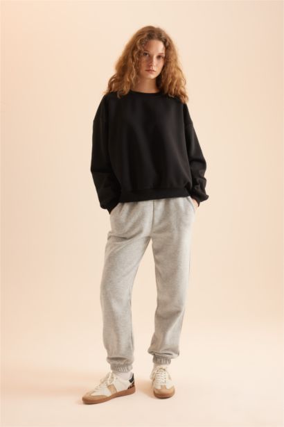 Oversize Fit Thick Sweatshirt Fabric Sweatshirt