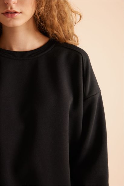 Oversize Fit Thick Sweatshirt Fabric Sweatshirt