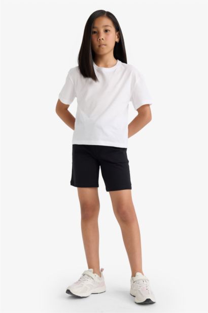 Детские однотонные шорты Relax Fit Basic на резинке