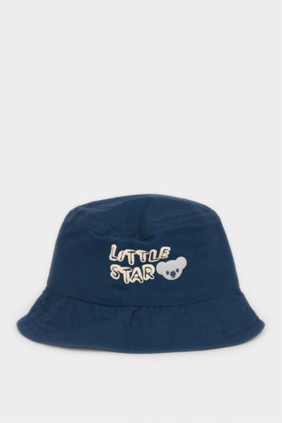 Pamuklu Baskılı Bucket Şapka Erkek Bebek