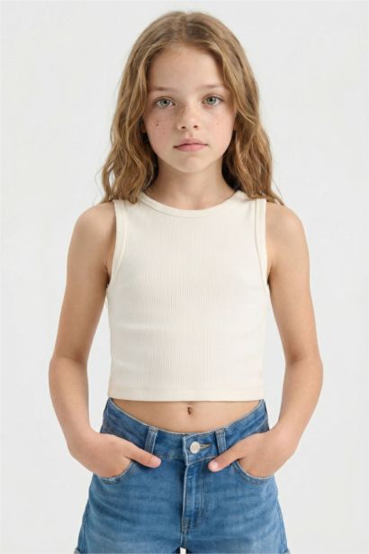 كروب توب بناتي سادة بياخة مستديرة