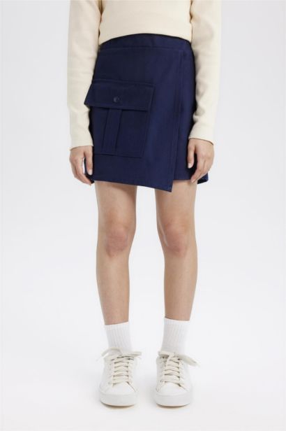 Girl Gabardine Skirt