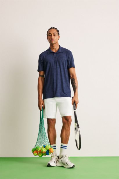 تيشيرت بولو رياضي نص ردن قصة عادية من DeFactoFit