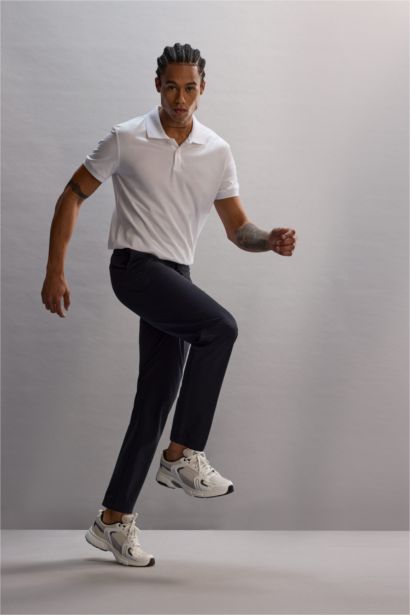 DeFactoFit Slim Fit Standard Leg Woven Sports Trousers