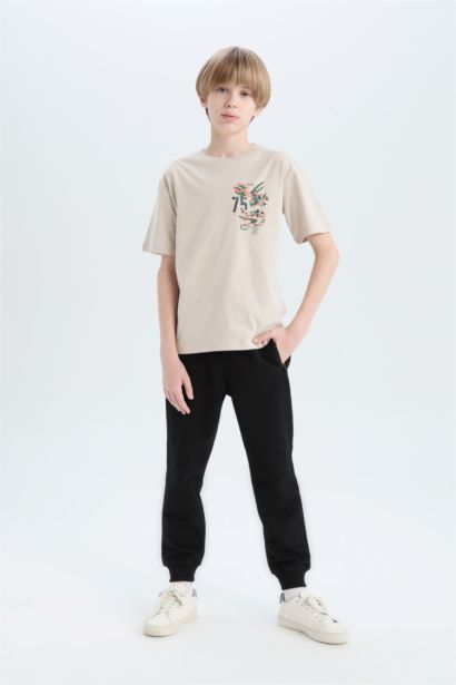 New Regular Fit Printed Short Sleeve T-Shirt