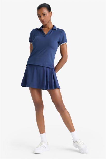 تيشيرت رياضي نص ردن قصة عادية بياخة بولو من DeFactoFit