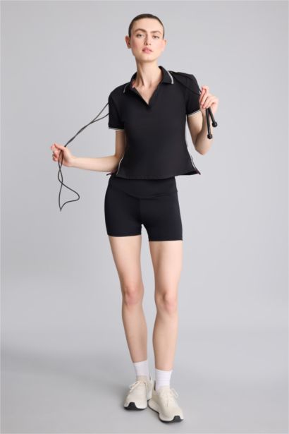 Standard Fit Short Sleeve Polo T-Shirt