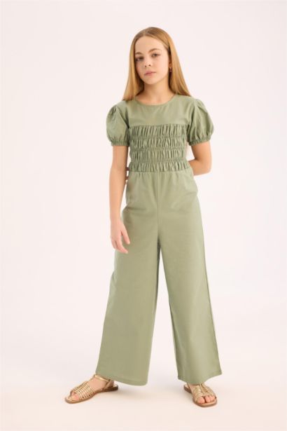 Girl Cotton Jumpsuit