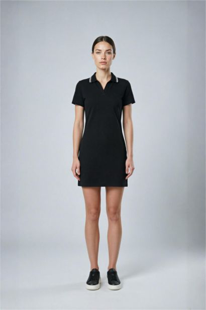 Standart Fıt Pike Elbise