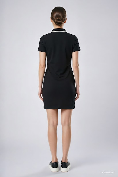 Standard Fit Pique Dress