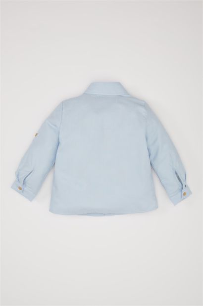 قميص كم طويل بيبي اولادي جاكار قصة عادية